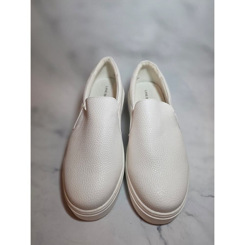 Lane Bryant White Slip-On Loafers